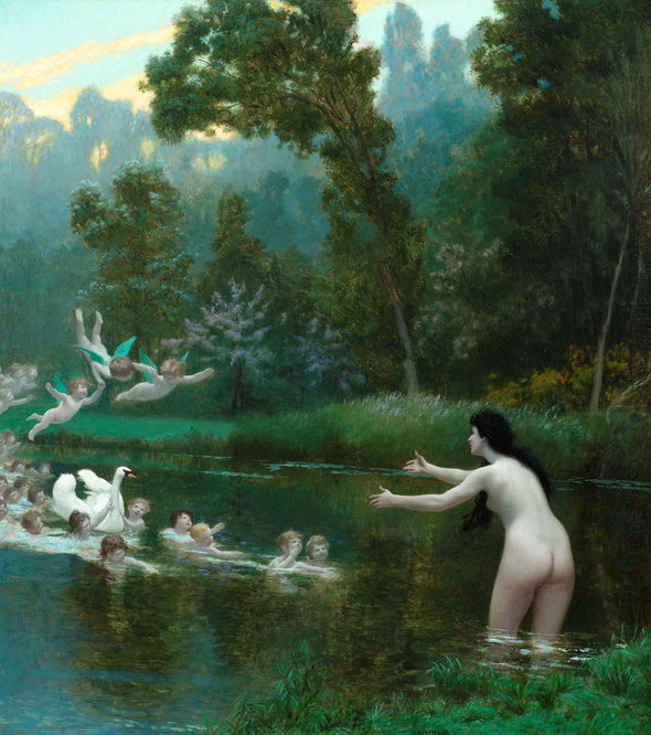 Jean-Léon Gérôme - Leda and the Swan