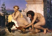 Jean-Léon Gérôme - The Cockfight-Reproduction-Get Custom Art
