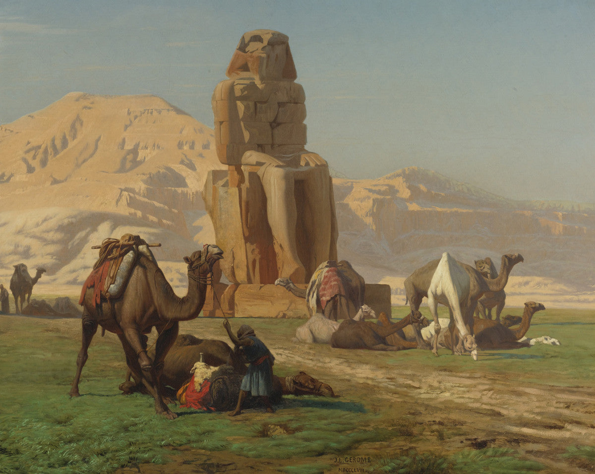 Jean-Léon Gérôme - The Colossus of Memnon