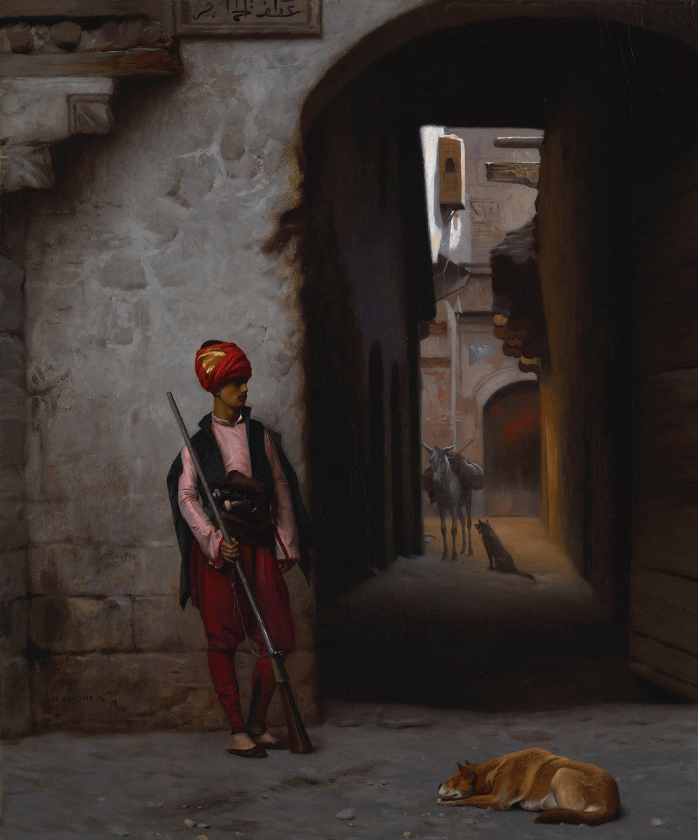 Jean-Léon Gérôme - The Guard-Reproduction-Get Custom Art