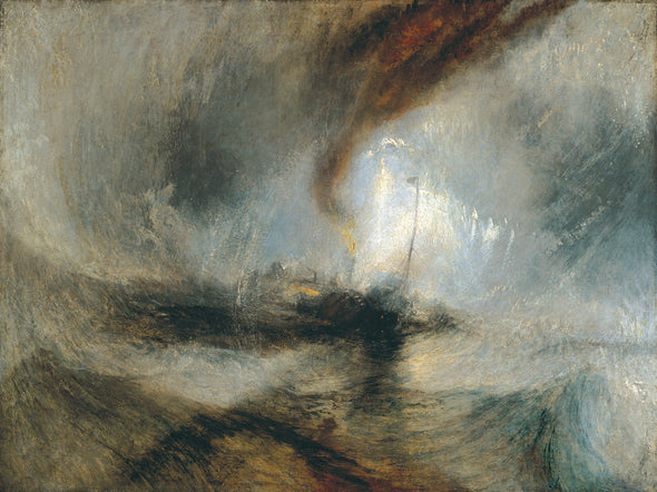 Joseph Mallord William Turner - Snow Storm Steam Boat off a Harbour's Mouth