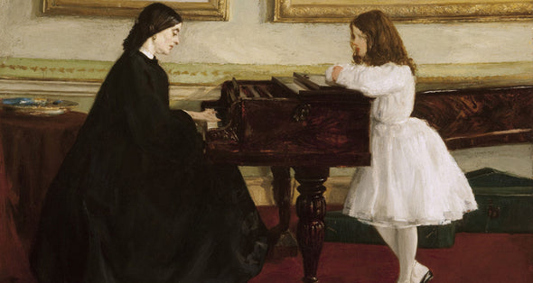 James Abbott McNeill Whistler - At the Piano