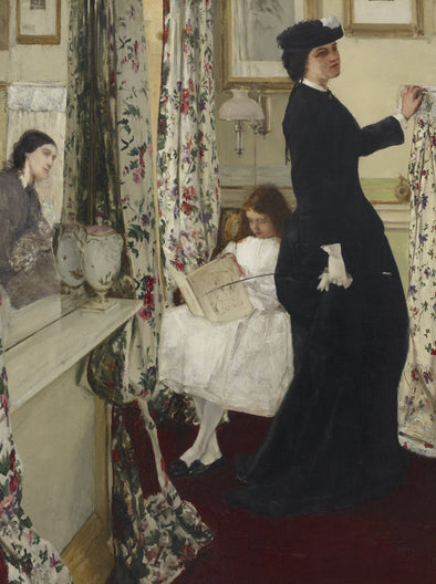 James Abbott McNeill Whistler - Harmony in Green and Rose The Music Room