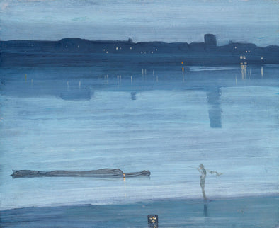 James Abbott McNeill Whistler - Nocturne, Blue and Silver Chelsea