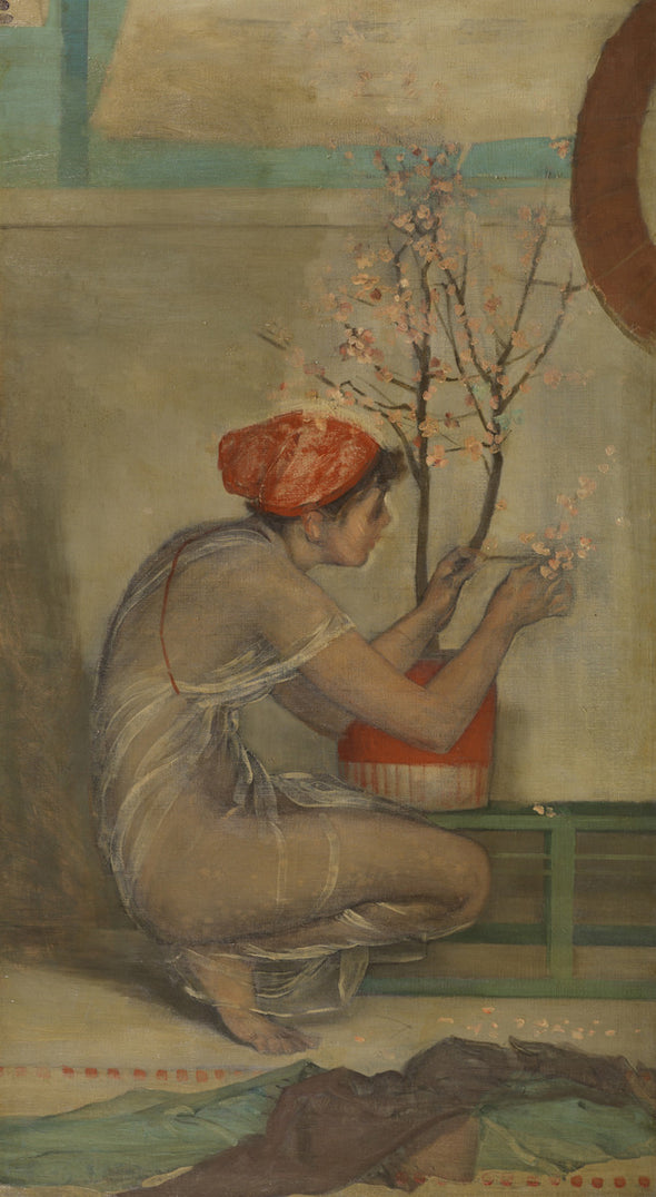 James Abbott McNeill Whistler - Young Girl with Cherry Blossom