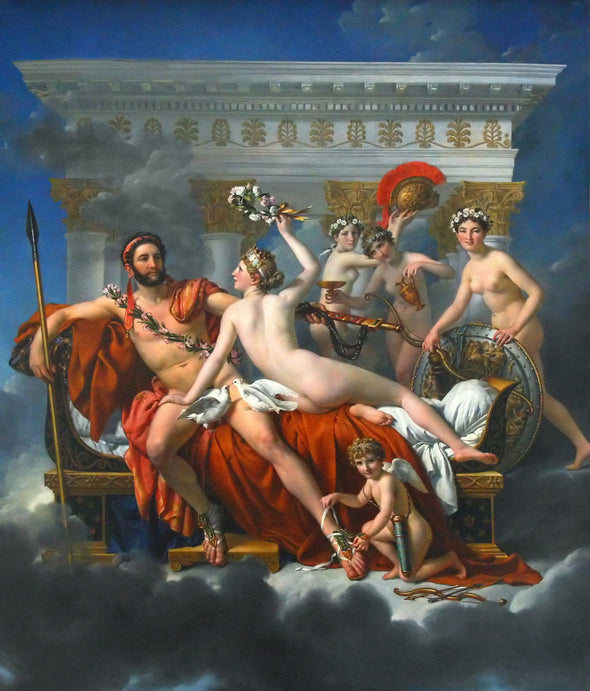 Jacques-Louis David - Mars Disarmed by Venus