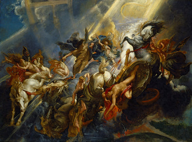 Jacques-Louis David - The Fall of Phaeton
