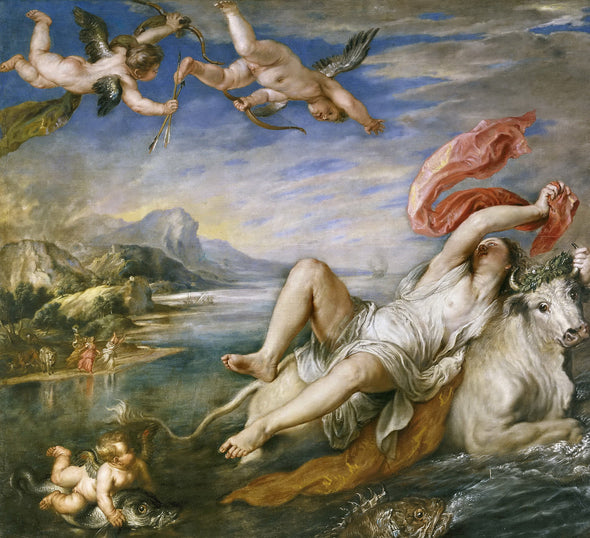 Jacques-Louis David - The Rape of Europa