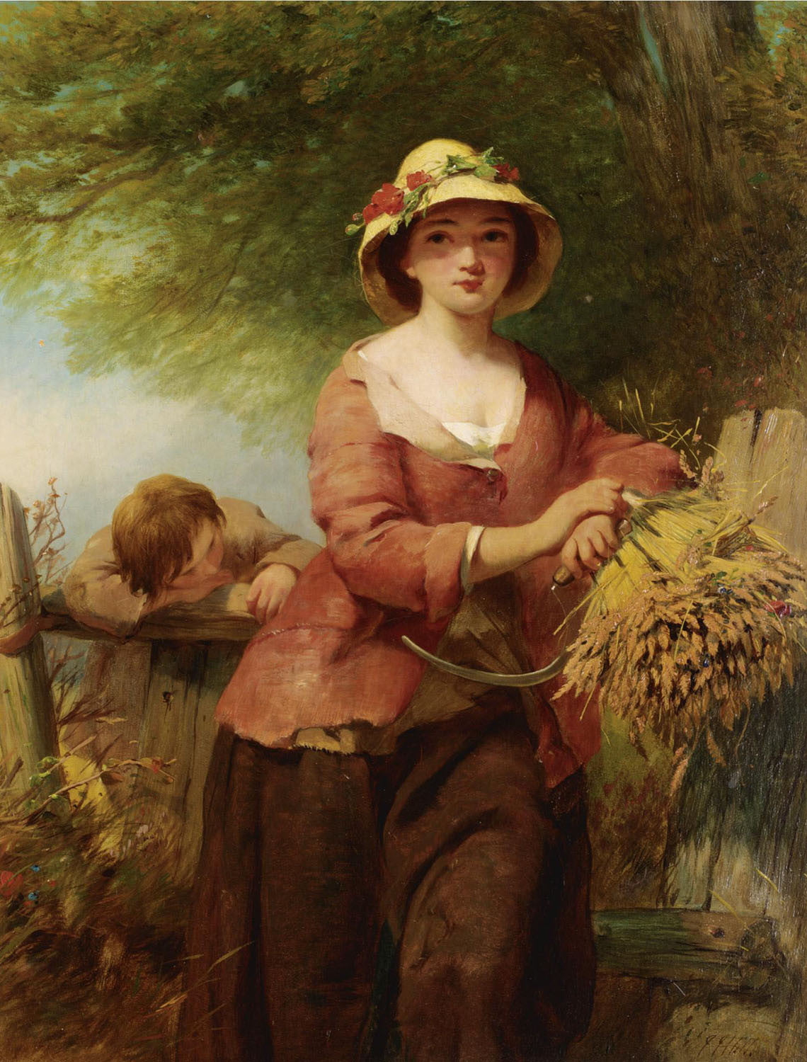 James John Hill - The Harvest Girl