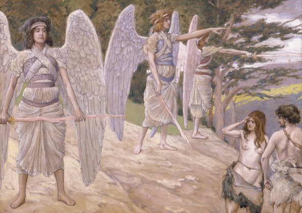 James Tissot - Adam and Eve Driven From Paradise