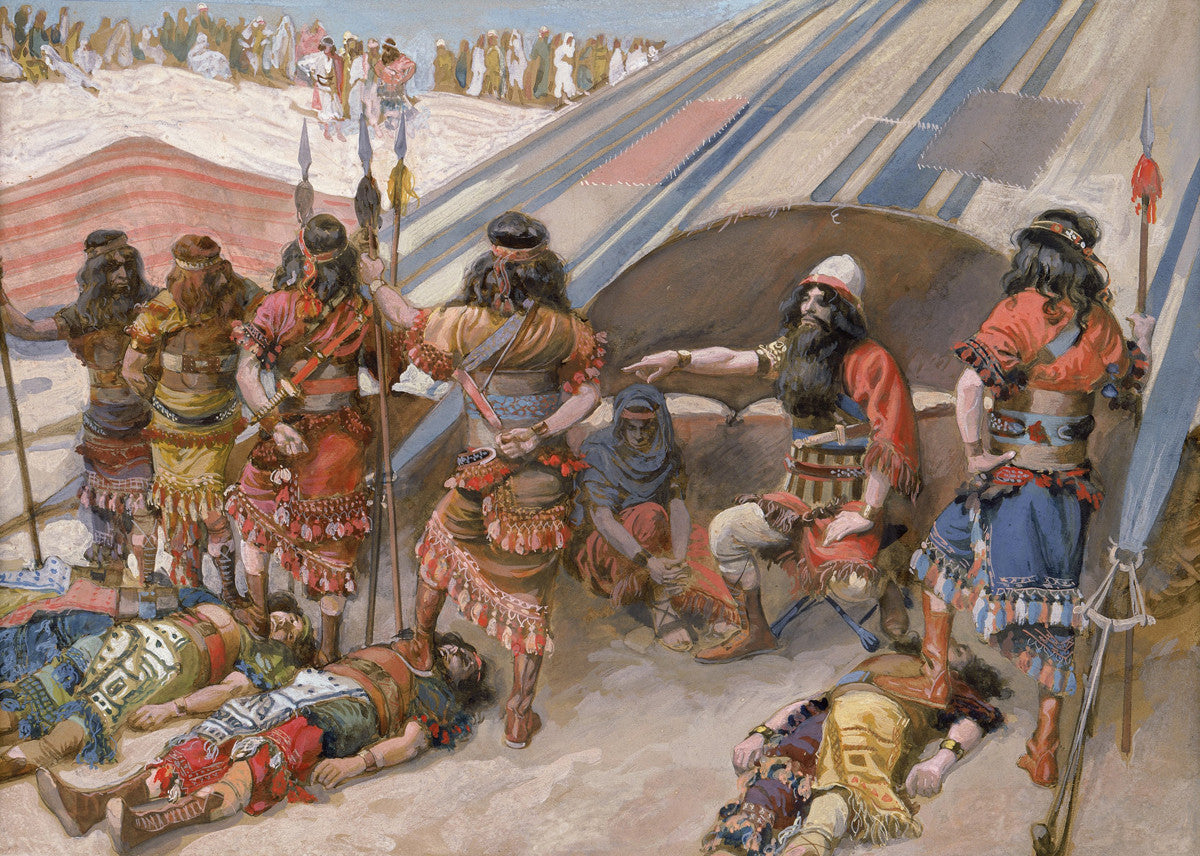 James Tissot - Joshua and the Five Kings