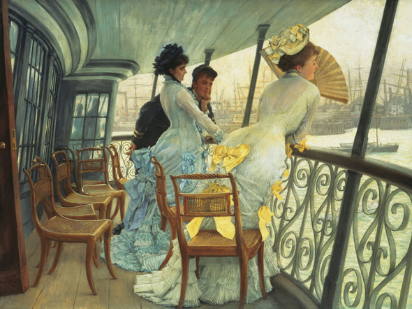 James Tissot - The Gallery of HMS Calcutta (Portsmouth)