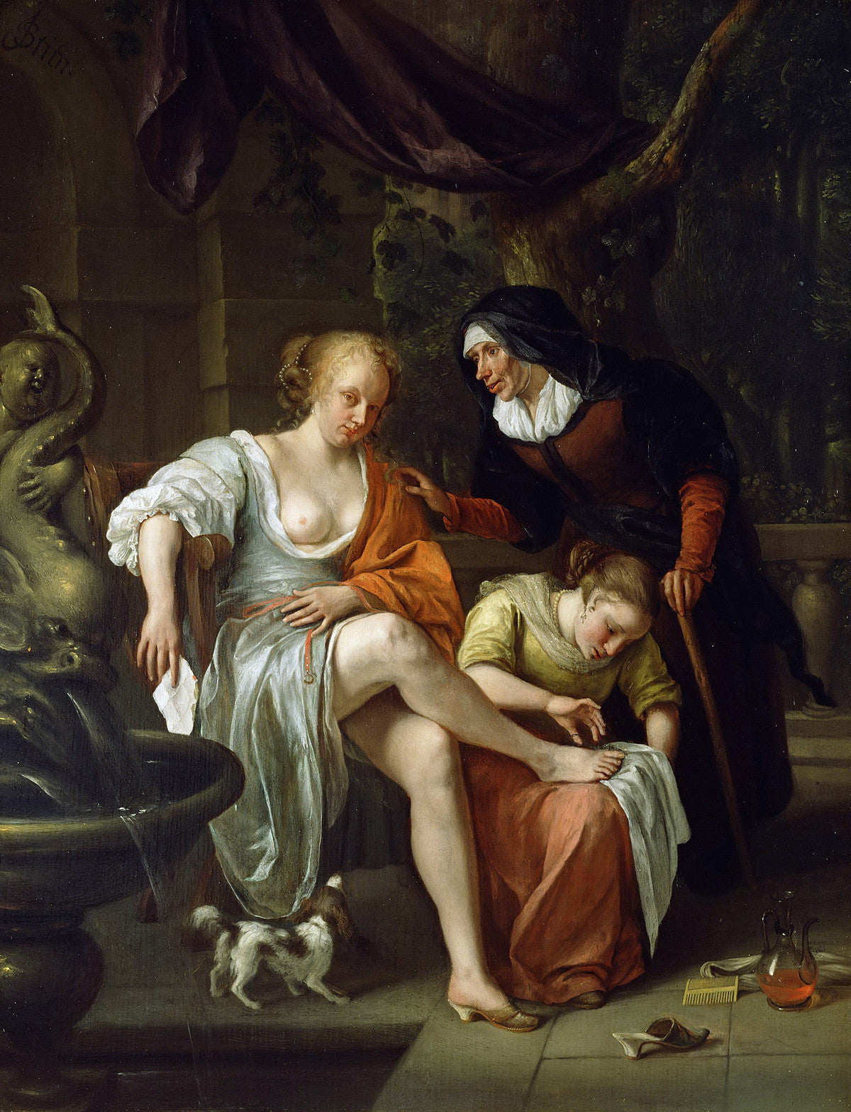 Jan Steen - Bathsheba After the Bath