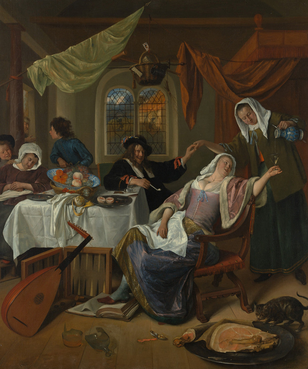 Jan Steen - Disorderly Household