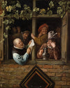 Jan Steen - Rhetoricians at a Window