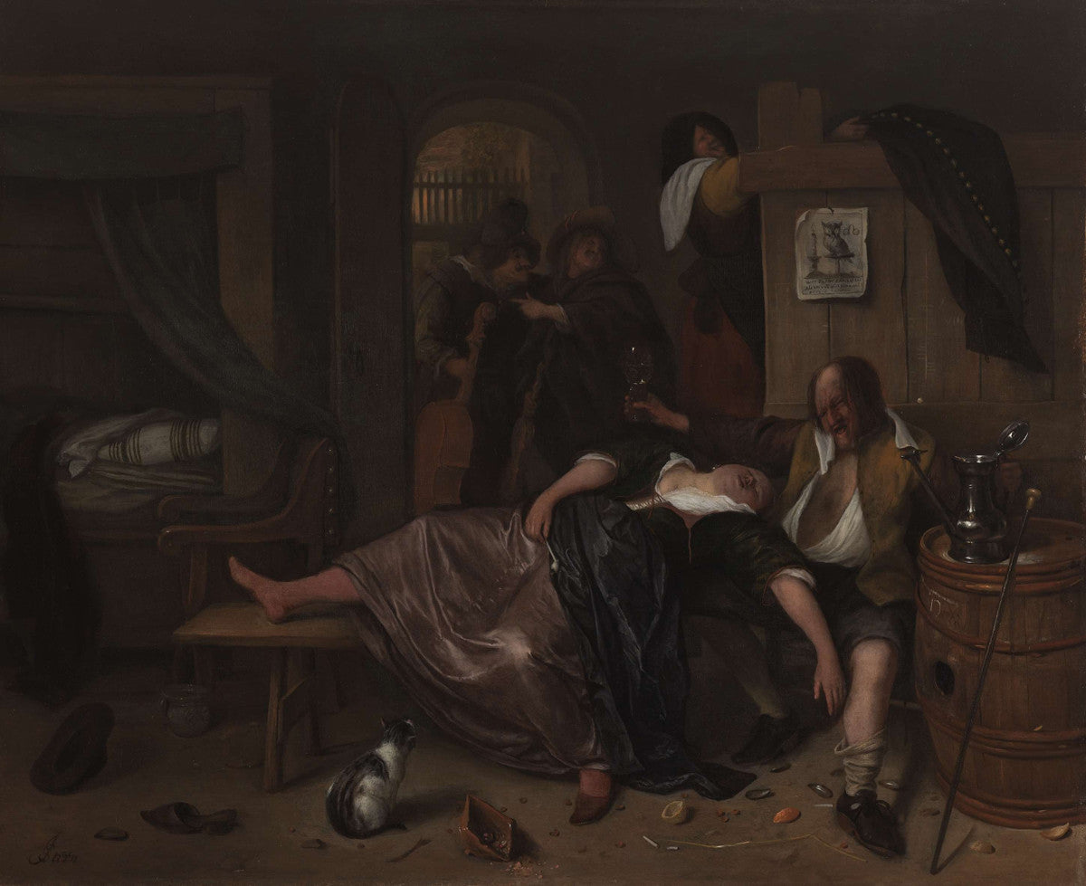 Jan Steen - The Drunken Couple