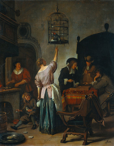 Jan Steen - The Parrot Cage