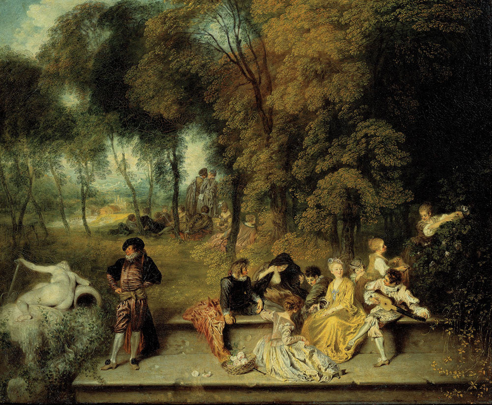 Jean-Antoine Watteau - Pleasures of Love