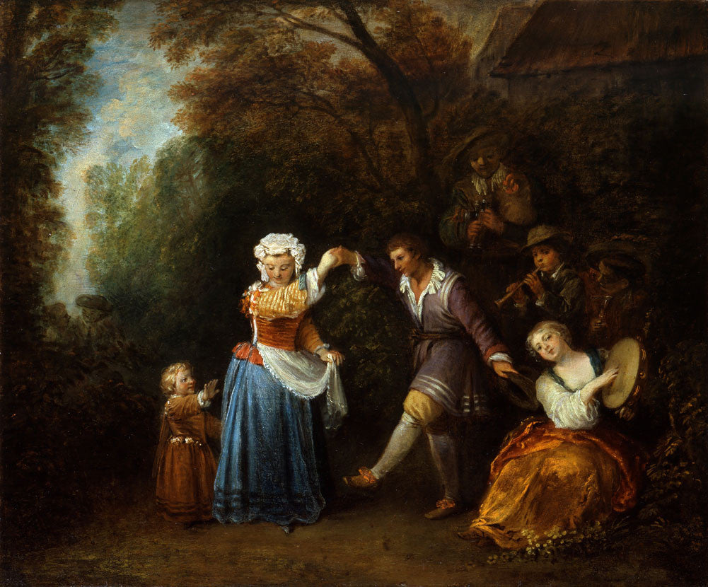 Jean-Antoine Watteau - The Country Dance