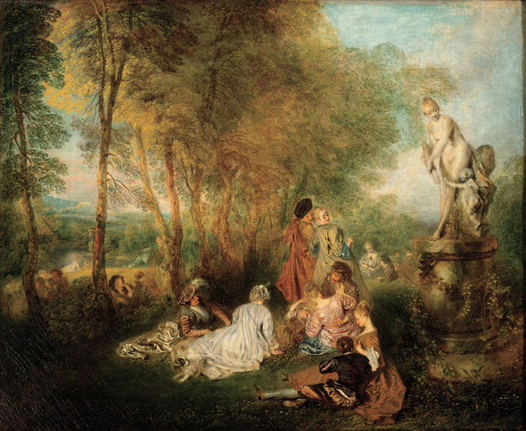 Jean-Antoine Watteau - The Feast of Love