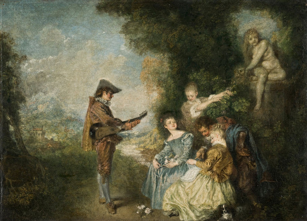 Jean-Antoine Watteau - The Love Lesson