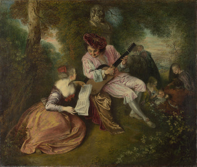 Jean-Antoine Watteau - The Love Song