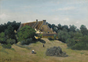 Jean-Baptiste-Camille Corot - A Farm in Saint Martin-Reproduction-Get Custom Art
