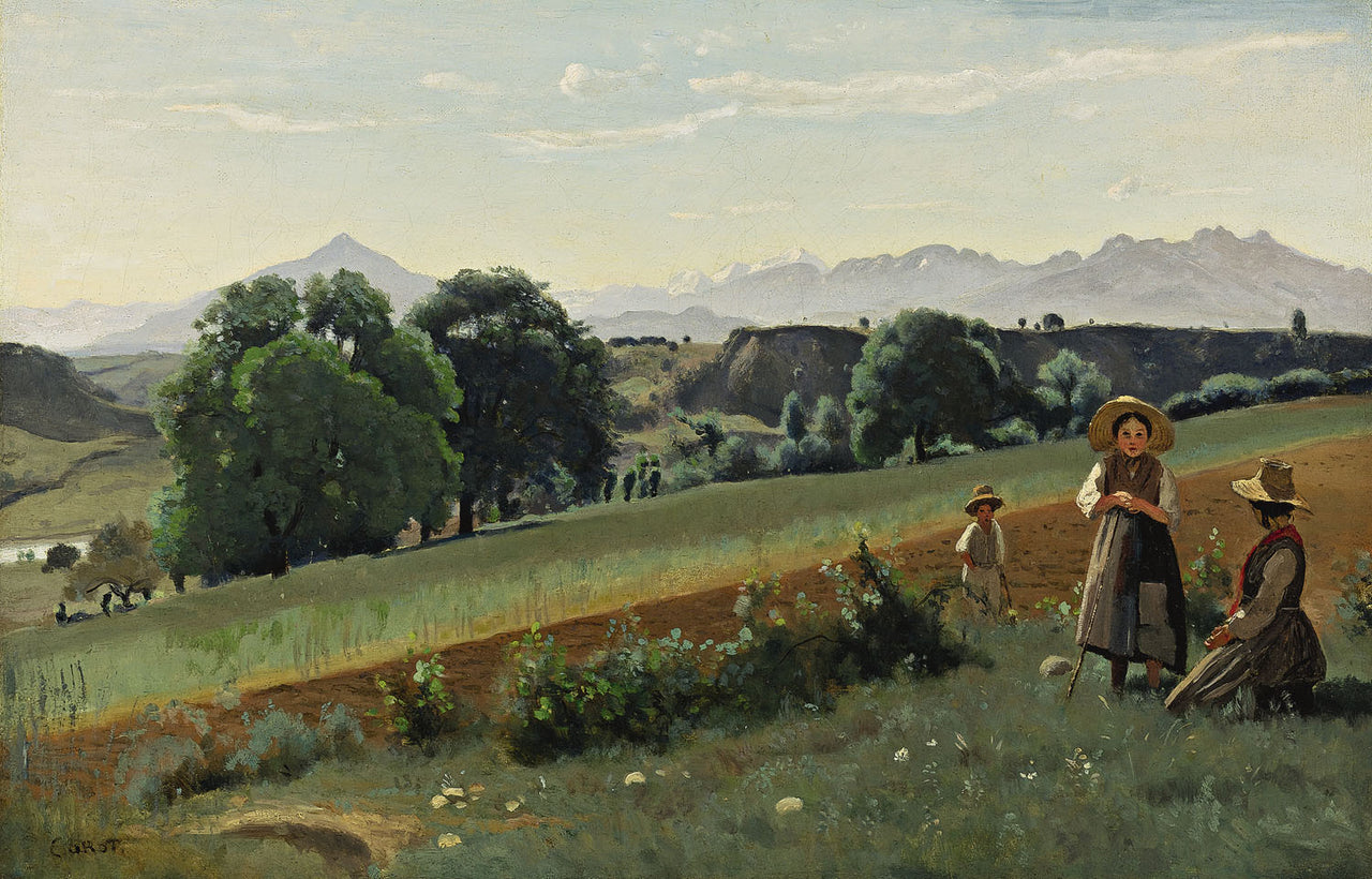 Jean-Baptiste-Camille Corot - Mornex (Haute Savoie)-Reproduction-Get Custom Art