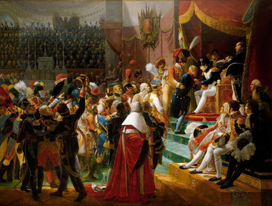 Jean-Baptiste Debret - First distribution of the Legion of Honor at the Eglise des Invalides, by the Emperor