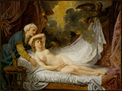 Jean Baptiste Greuze - Aegina Visited by Jupiter