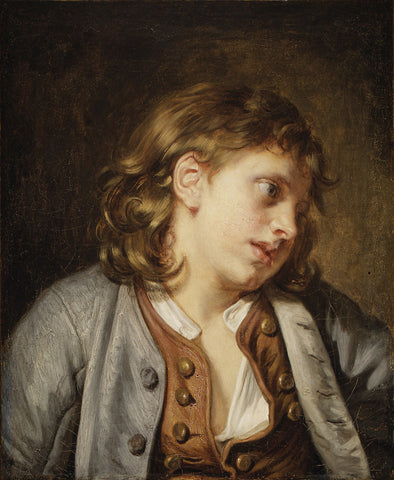 Jean Baptiste Greuze - Head of a Young Boy