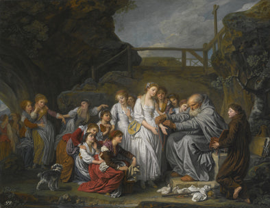 Jean Baptiste Greuze - The Hermit or the Distributor of Rosaries