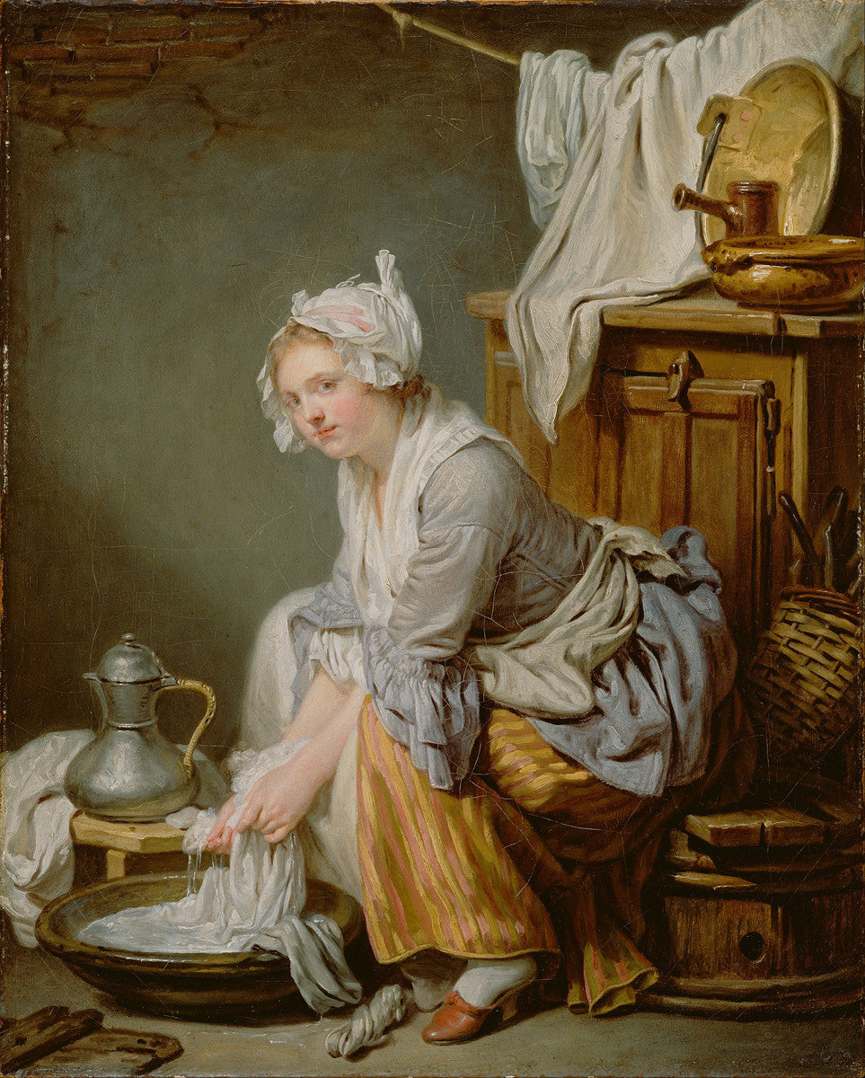 Jean Baptiste Greuze - The Laundress