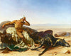 Jean-Baptiste Mauzaisse - The Arab Mourning his Steed