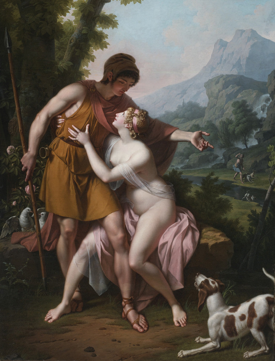 Jean-Baptiste Regnault - Venus and Adonis-Reproduction-Get Custom Art