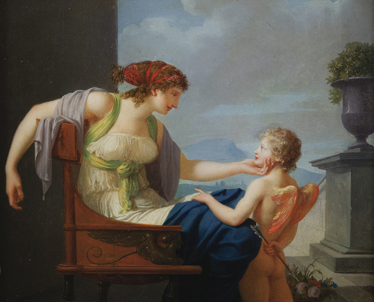 Jean-Baptiste Regnault - Venus and Cupid-Reproduction-Get Custom Art