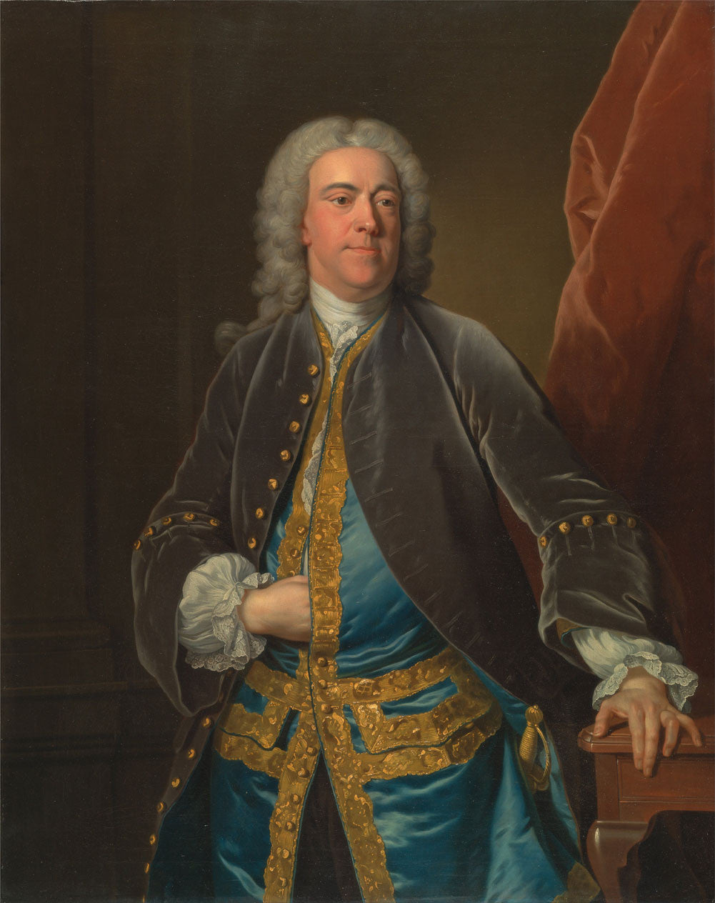 Jean-Baptiste-Simeon Chardin - The Rt. Honorable Stephen Poyntz, of Midgham, Berkshire-Reproduction-Get Custom Art