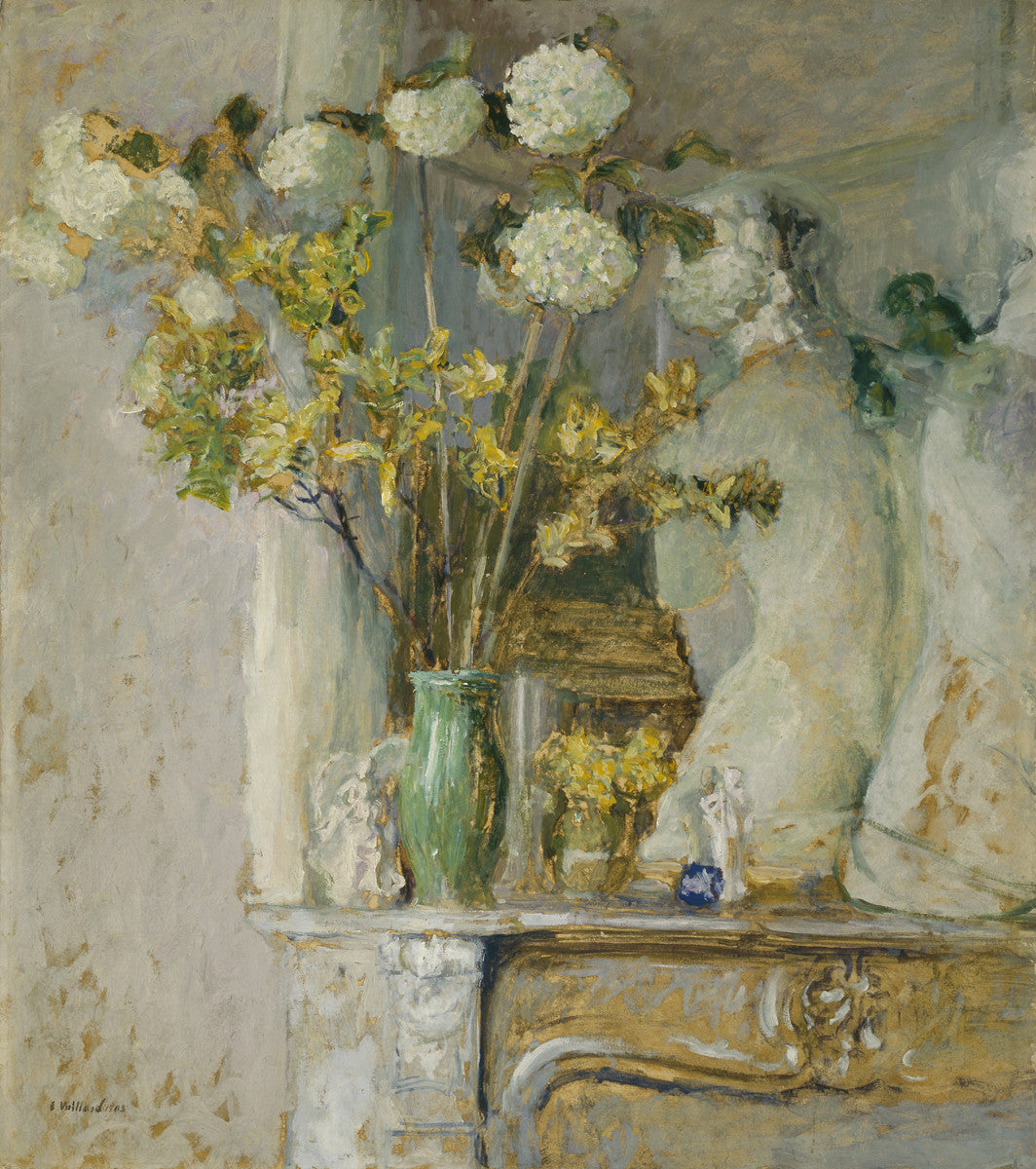 Jean-Édouard Vuillard - Guelder Roses And The Venus Of Milo-Reproduction-Get Custom Art