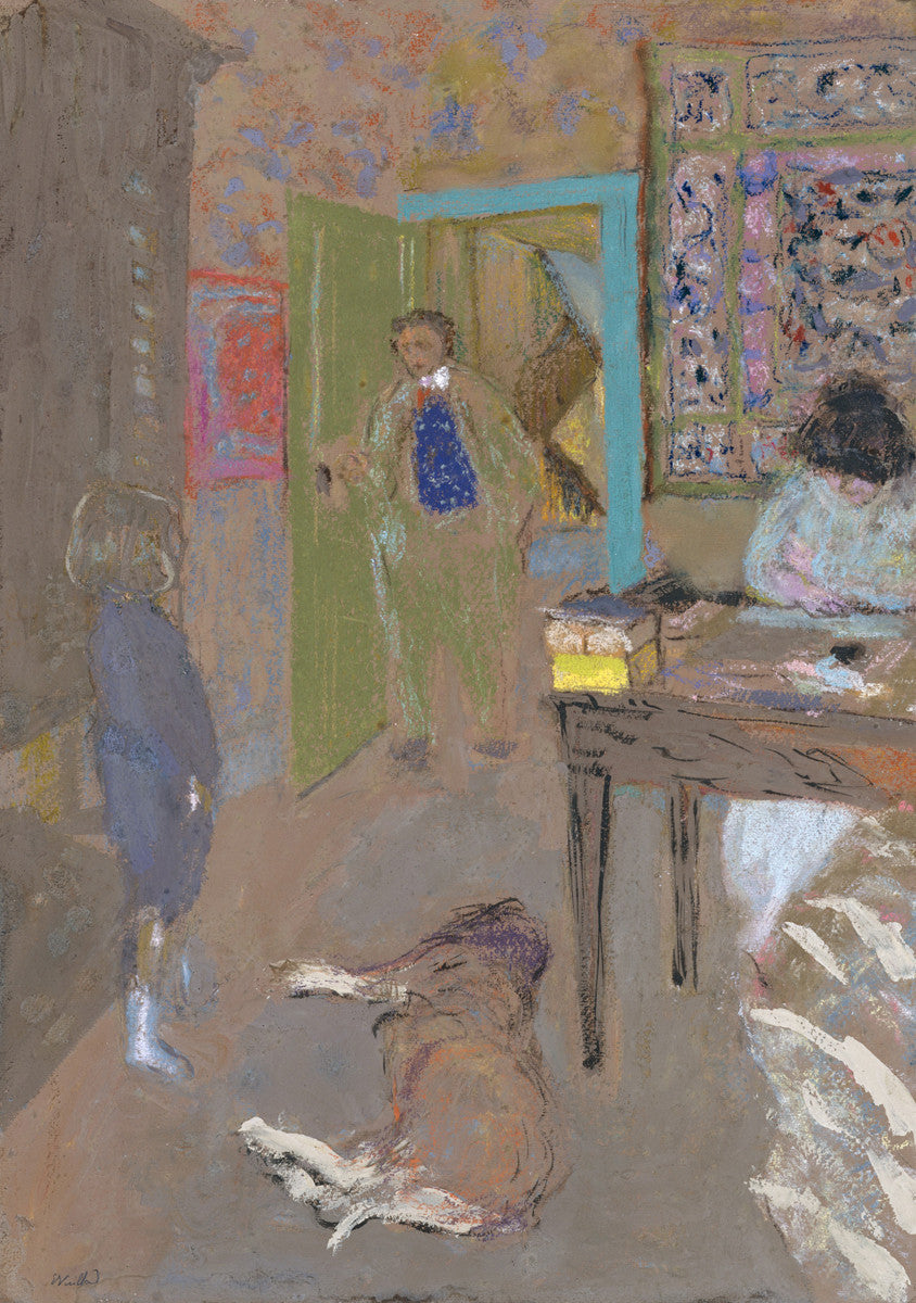 Jean-Édouard Vuillard - Interior at Saint Jacut-Reproduction-Get Custom Art