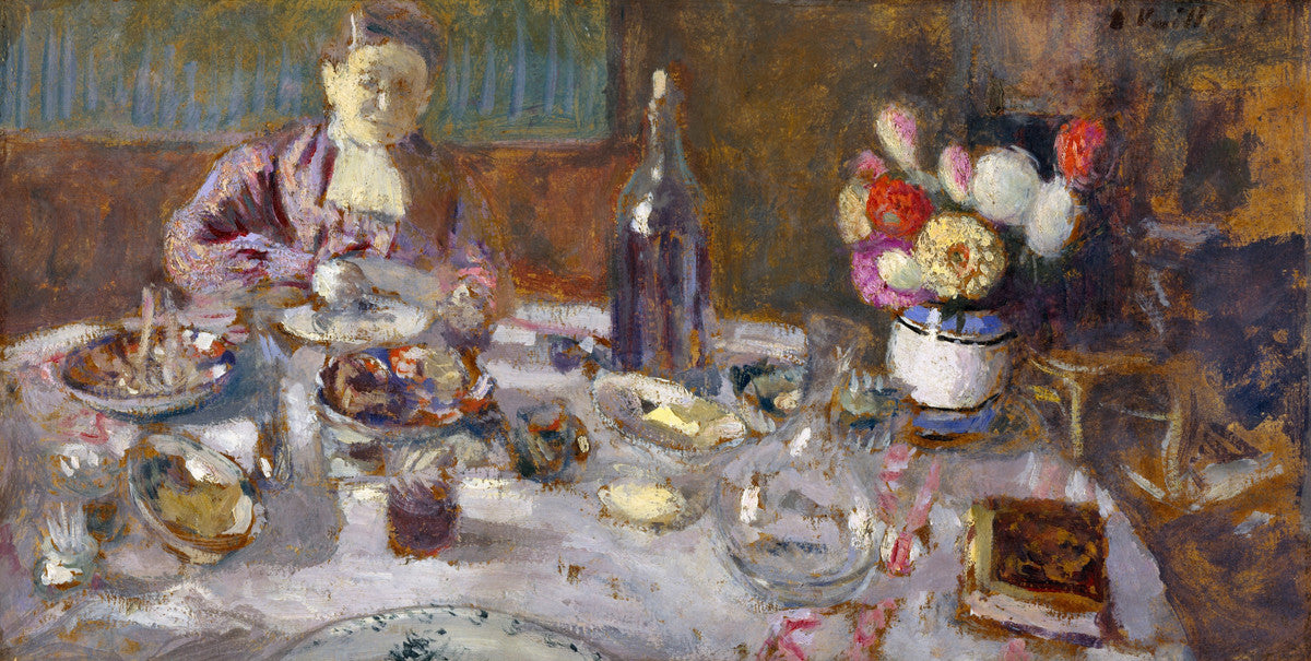 Jean-Édouard Vuillard - Luncheon-Reproduction-Get Custom Art