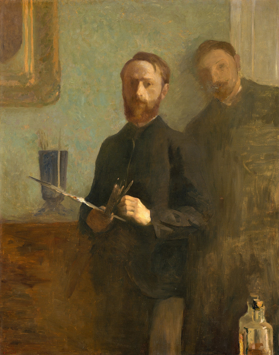 Jean-Édouard Vuillard - Self Portrait with Waroqu-Reproduction-Get Custom Art