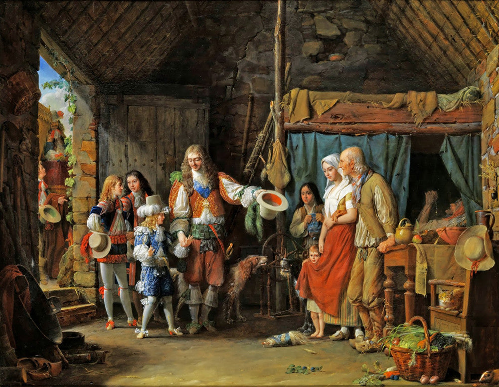 Jean-Francois Garneray - The Visit of The Grand Dauphins-Reproduction-Get Custom Art