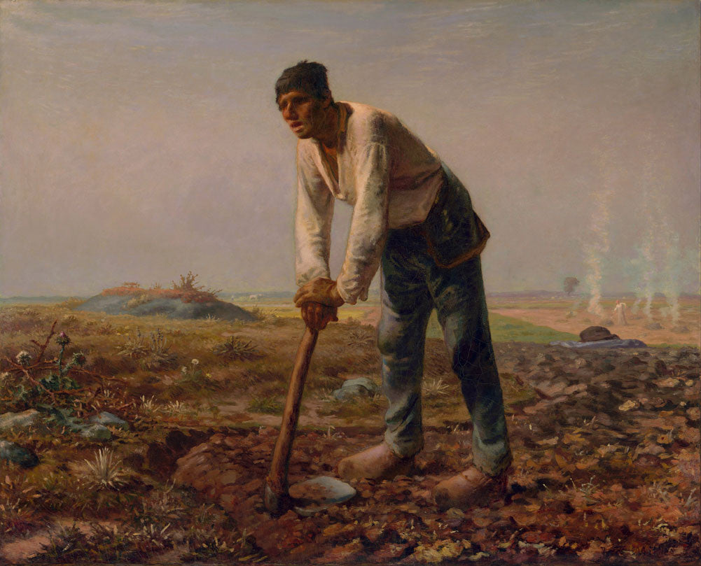 Jean-Francois Millet - Man with a Hoe