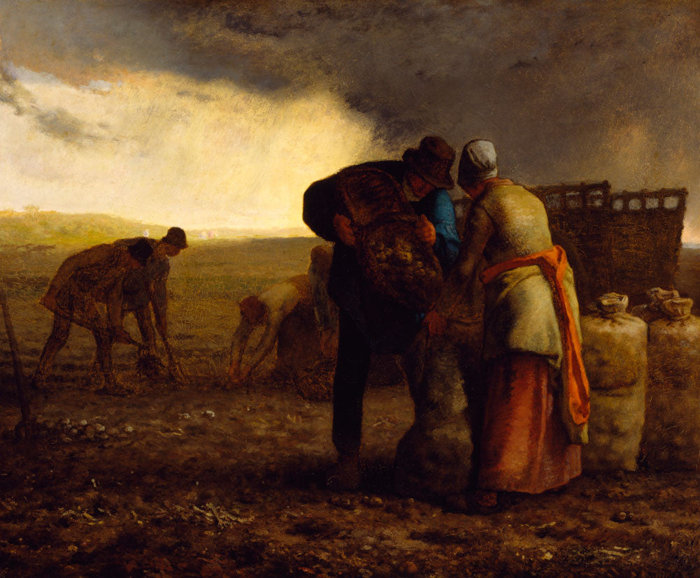 Jean-Francois Millet - The Potato Harvest