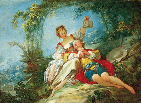 Jean-Honore Fragonard - The Happy Lovers