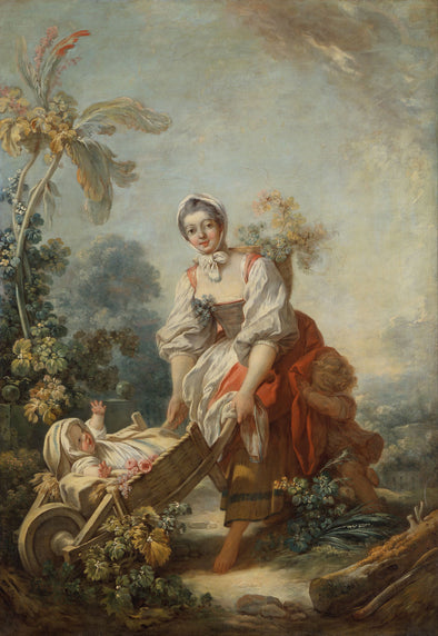 Jean-Honore Fragonard - The Joys of Motherhood
