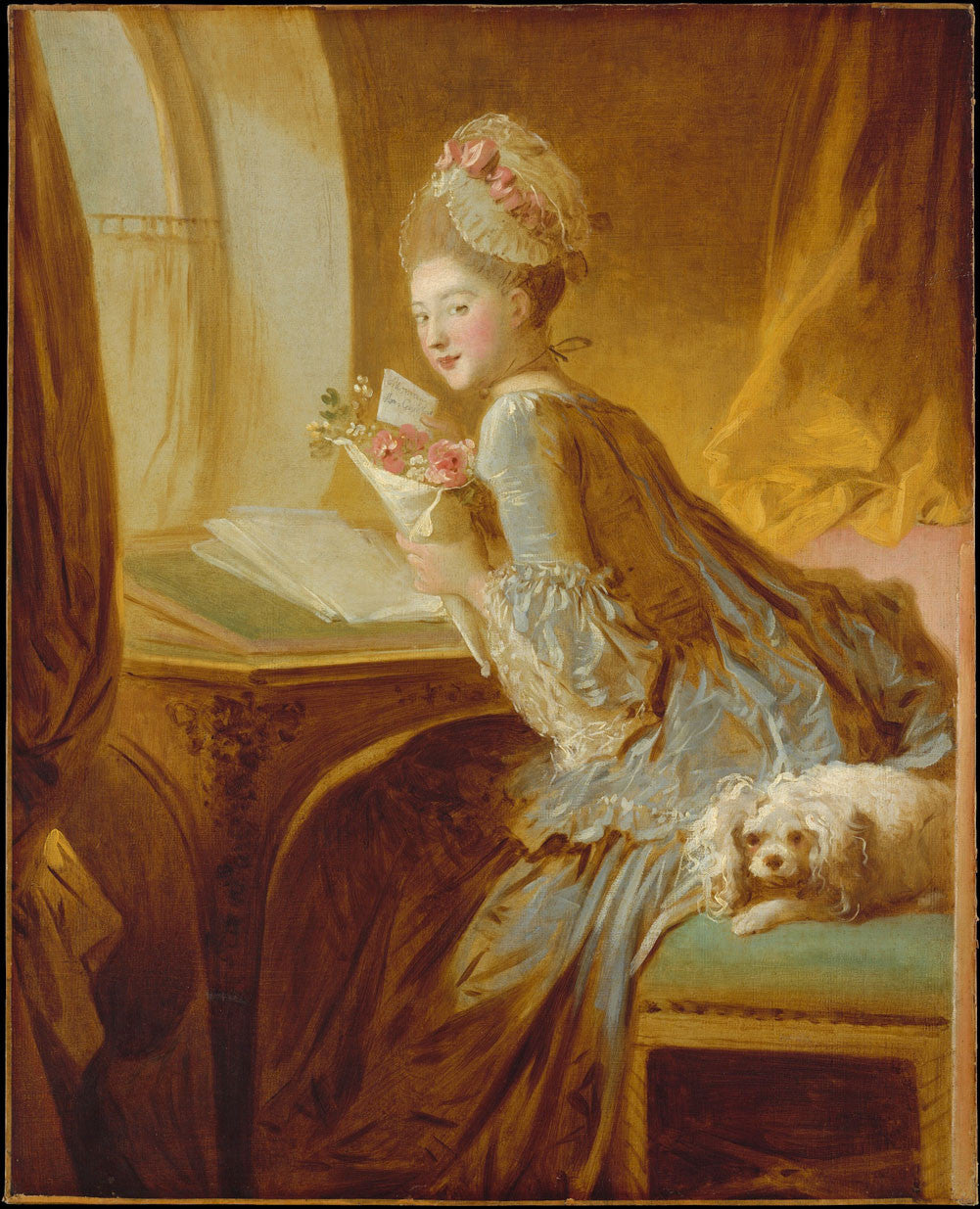 Jean-Honore Fragonard - The Love Letter