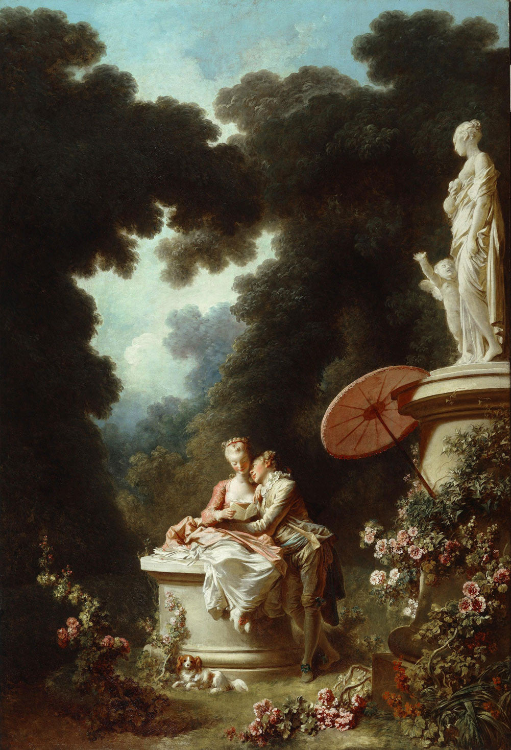 Jean-Honore Fragonard - The Progress of Love, love letters