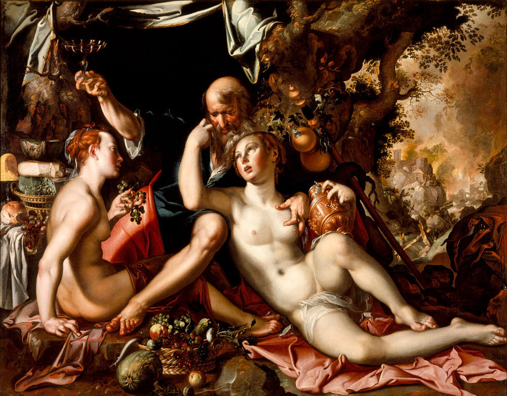 Joachim Wtewael - Lot and his Daughters