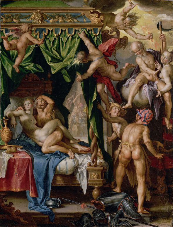 Joachim Wtewael - Mars and Venus Discovered by the Gods